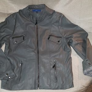 EUC Apt 9 Faux Leather Moto Jacket